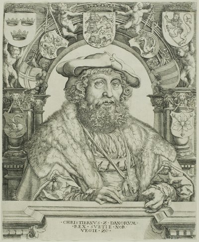 Danimarka Kralı II. Christian by Jacob Binck