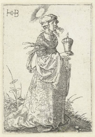 Maria Magdalena zalfpot ile tanıştı by Jacob Binck
