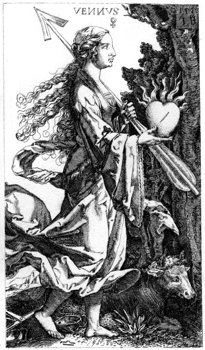 Venüs, c1520s 1849. by Jacob Binck