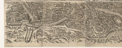 Plattegrond van Rome on tijde van keizer Augustus (onderste blad) Antik anıtlardan en doğru şekilde oluşturulmuş antik kentin bir görüntüsü Bina kalıntılarından antik Roma