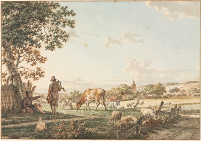 Köylü Pastoral Manzara, 1799. by Jacob Cats