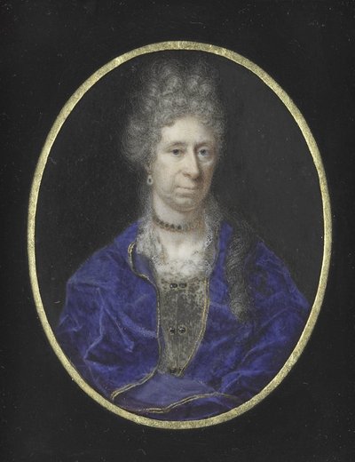 bir kadın portresi by Jacob Christof Le Blon (attributed to)