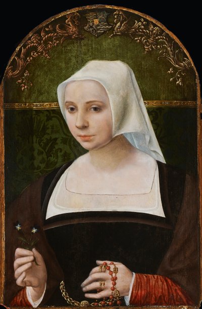 Barbara Arents, 1530. by Jacob Claesz. van Utrecht