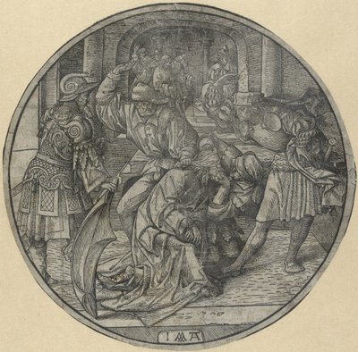 İsa ile alay etmek The Round Passion (dizi adı) by Jacob Cornelisz van Oostsanen