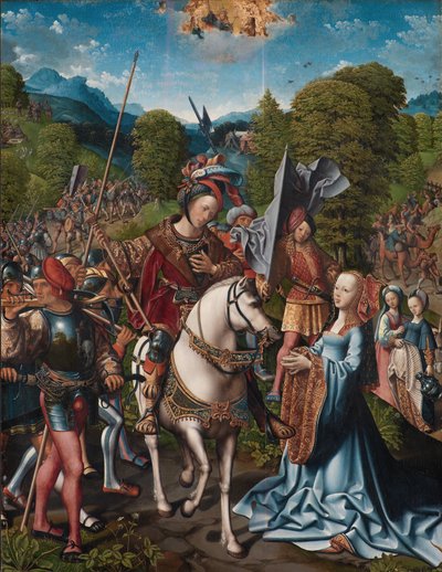 David ve Abigail by Jacob Cornelisz van Oostsanen