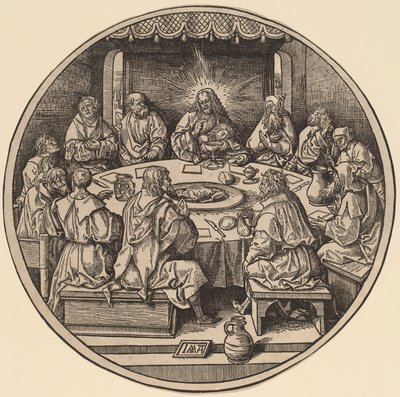 Son Akşam Yemeği by Jacob Cornelisz van Oostsanen after Albrecht Dürer