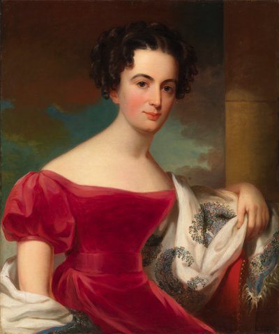Jane Evans Tevis, 1827. by Jacob Eichholtz