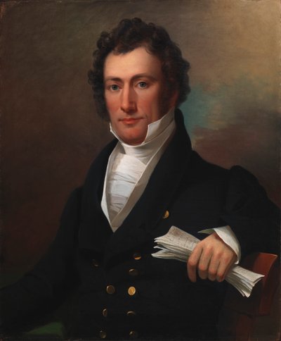 Joshua Tevis, 1827. by Jacob Eichholtz
