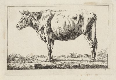 Ayakta inek, solda by Jacob Elias van Varelen
