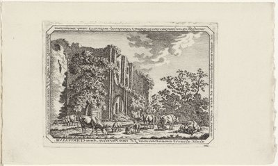 Brederode harabelerinde sığır by Jacob Elias van Varelen