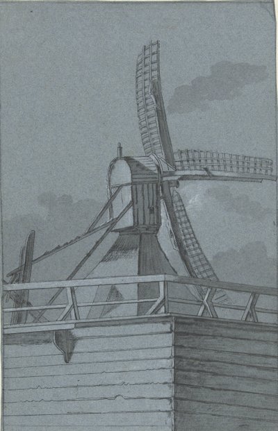 Ahşap altyapılı yel değirmeni by Jacob Ernst Marcus