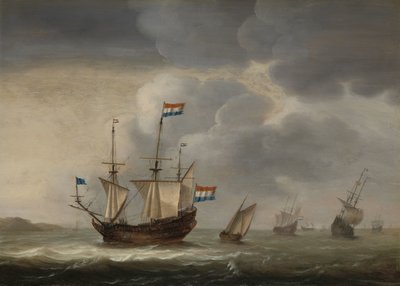 Kıyıdaki Gemiler by Jacob Gerritz Loef