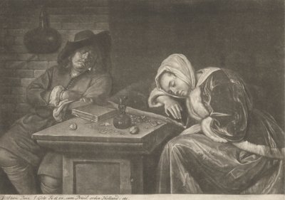 Adam ve Karısı Masada Uyuyor by Jacob Gole
