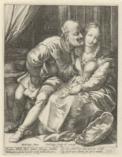 eşitsiz aşk by Jacob Goltzius (II)