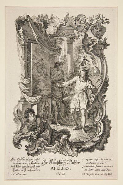 Sanatsal Mahler, Apelles by Jacob Gottlieb Thelot