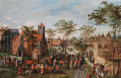 Jacob Grimmer köy panayırı by Jacob Grimmer