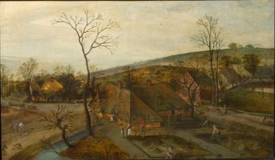 Dört Mevsim: İlkbahar, 1577. by Jacob Grimmer
