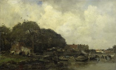 Liman manzarası by Jacob Henricus or Hendricus Maris