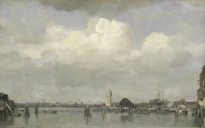 Liman manzarası by Jacob Henricus or Hendricus Maris