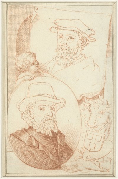 Dirk ve Wouter Crabeth by Jacob Houbraken