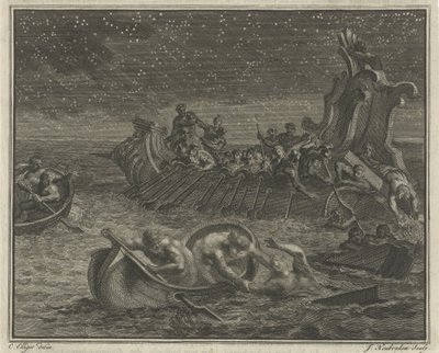 Kadırga gemisi kazazedeleri kurtardı by Jacob Houbraken