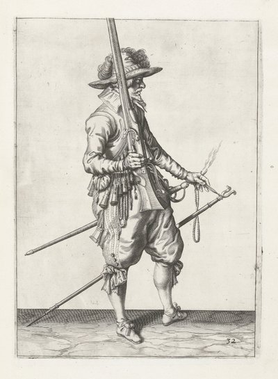 Silahşör, c.1600 by Jacob II de Gheyn