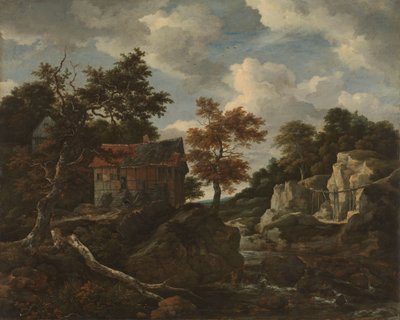 kayalık manzara by Jacob van Ruisdael
