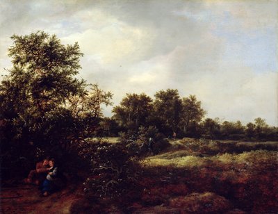 Aşıklar ile Kum Tepesi Manzarası, 1647 by Jacob van Ruisdael