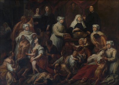 Antwerp Hastanesi Rahibeleri (yağlıboya) by Jacob Jordaens
