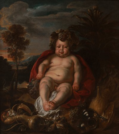 Bacchus çocukken by Jacob Jordaens