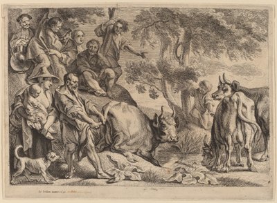 Herkül Sığırını Soyan Cacus by Jacob Jordaens