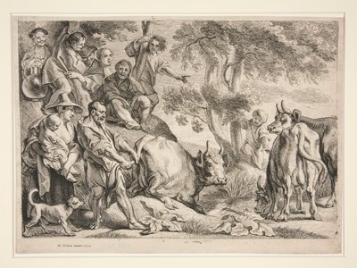 Herkül Sığırını Soyan Cacus by Jacob Jordaens