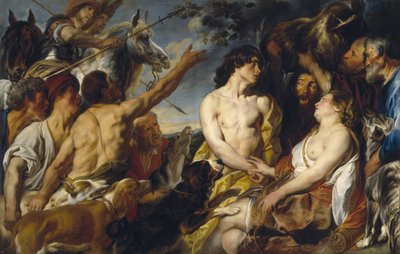 Meleager ve Atalanta by Jacob Jordaens