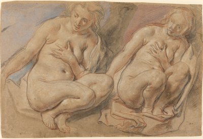 Susannah Çömelmiş by Jacob Jordaens