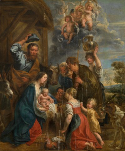 Çobanların Tapınması by Jacob Jordaens