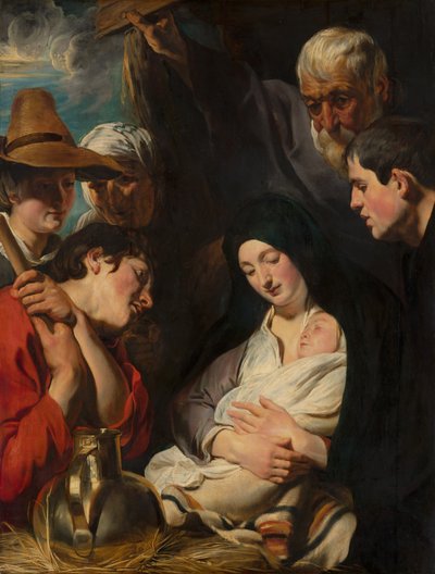 Çobanların Tapınması, c.1617 by Jacob Jordaens