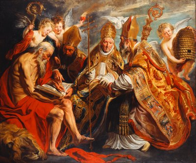 Kilisenin Dört Doktoru, by Jacob Jordaens