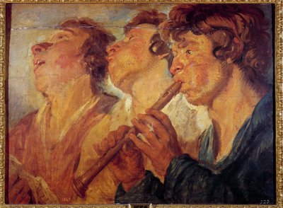 Üç gezgin müzisyen Jacob Jordaens