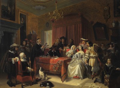 Bir Vasiyetin Okunması by Jacob Joseph Eckhout