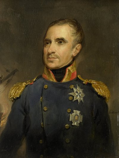 Jonkheer Theodorus Frederik van Capellen (1762-1824), Koramiral ve Cezayir açıklarındaki Hollanda Filosu Komutanı, 1816 by Jacob Joseph Eeckhout