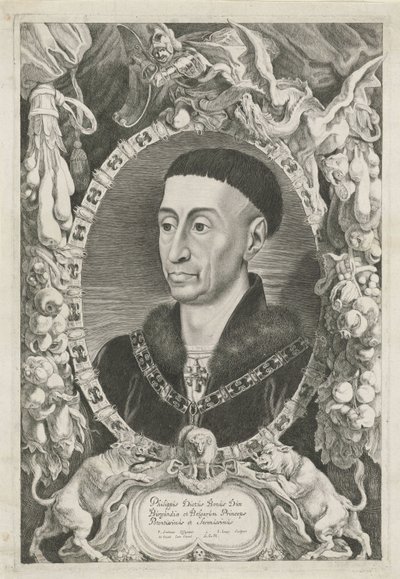 Portret van Filips de Goede Burgonya Dükleri (dizi başlığı) by Jacob Louys