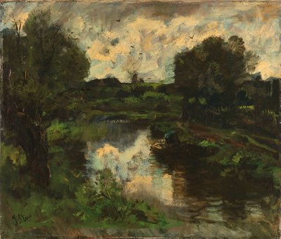 Fırtınadan Sonra Bir Polder Manzarası by Jacob Maris