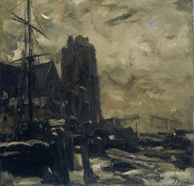 Dordrecht geceleri by Jacob Maris