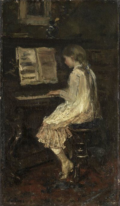 Piyanodaki Kız by Jacob Maris