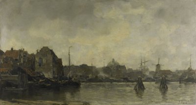 şehir manzarası by Jacob Maris