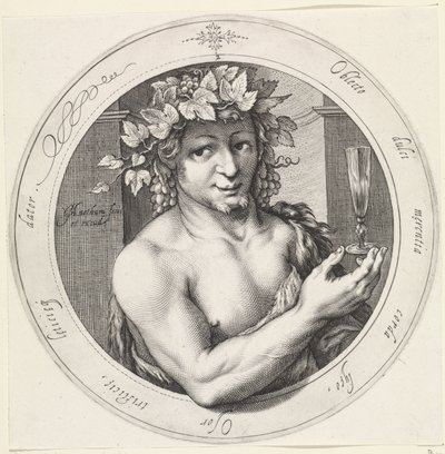 cam ile Bacchus Venüs, Bacchus ve Ceres (dizi başlığı) by Jacob Matham