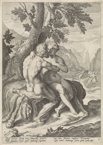 Herkül ve Deianira Tanrıların Aşkları (dizi adı) by Jacob Matham