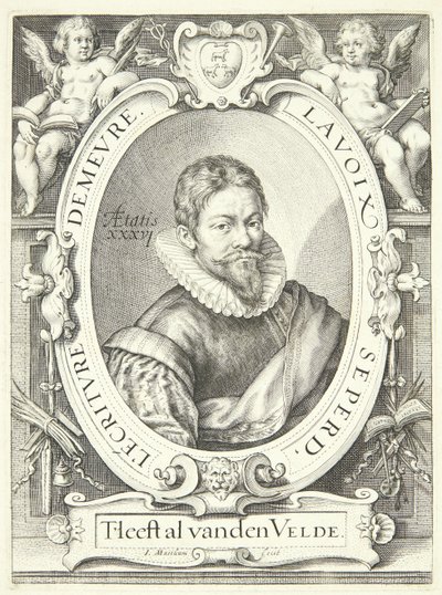 Jan van de Velde den ældre by Jacob Matham