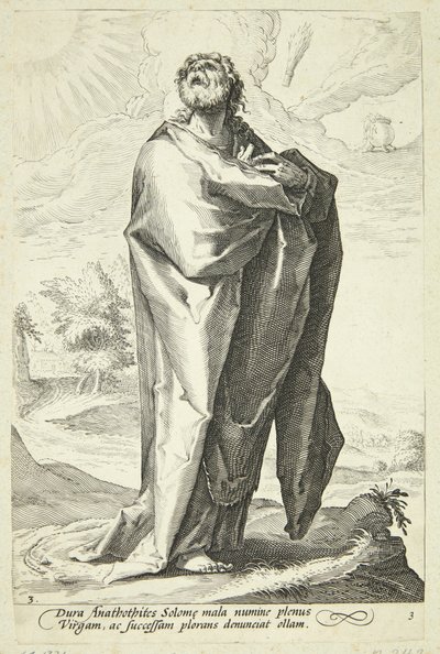 Yeremya by Jacob Matham