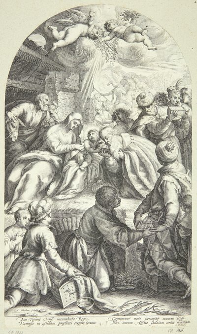 kralların ibadeti by Jacob Matham